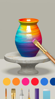 Скриншот приложения Pottery.ly 3D — трехмерная расслабляющая керамика - №2