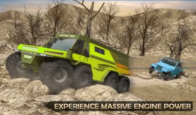 Скриншот приложения Extreme Offroad Mud Truck Simulator 6x6 Spin Tires - №2