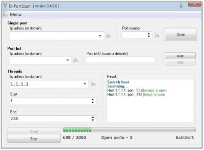 Скриншот приложения EnScanPort - №4