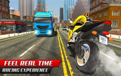 Скриншот приложения Highway Rider Bike Racing: Crazy Bike Traffic Race - №1