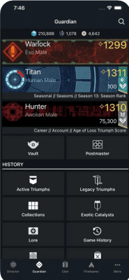 Скриншот приложения Destiny 2 Companion - №4