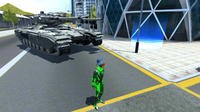 Скриншот приложения Rope Frog Ninja Hero - Strange Gangster Vegas - №6