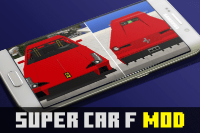 Скриншот приложения Super Car F. Mod for MCPE - №1