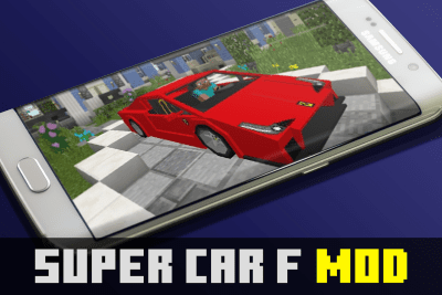 Скриншот приложения Super Car F. Mod for MCPE - №3