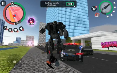 Скриншот приложения Stickman Rope Hero 2 - №8