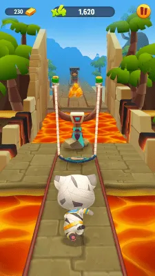 Скриншот приложения Говорящий Том: бег за золотом - №4