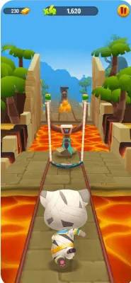 Скриншот приложения Говорящий Том: бег за золотом - №5