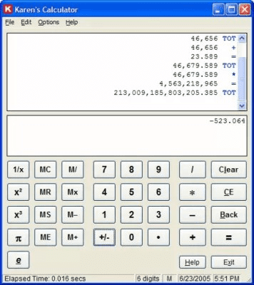 Скриншот приложения KarenWare Calculator - №1