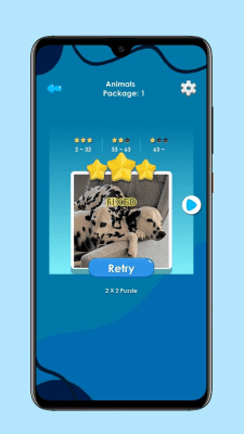 Скриншот приложения Слайд Пазлы. Jigsaw levels - №3