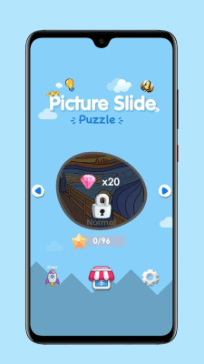 Скриншот приложения Слайд Пазлы. Jigsaw levels - №4