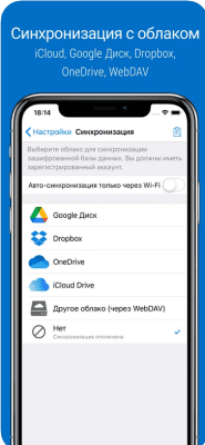 Скриншот приложения Менеджер Паролей SafeInCloud - №5