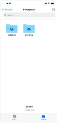 Скриншот приложения Boxcryptor - №6