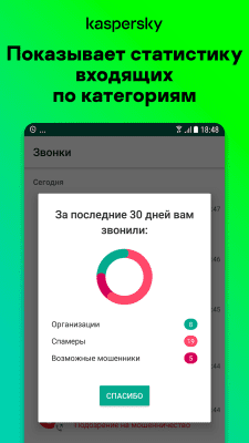 Скриншот приложения Kaspersky Who Calls - №6