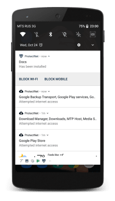 Скриншот приложения Protect Net: Брэндмауэр для Андроид без root - №6
