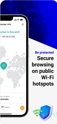 Скриншот приложения Bitdefender VPN: Fast & Secure - №2