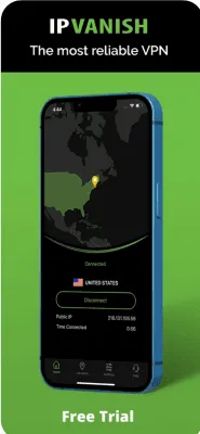 Скриншот приложения IPVanish VPN - №1