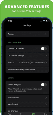 Скриншот приложения IPVanish VPN - №7
