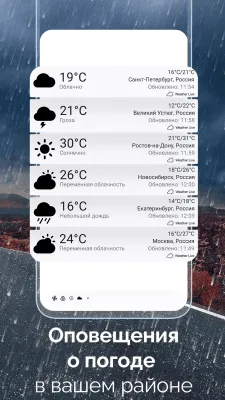Скриншот приложения Погода Live Бесплатно - №8