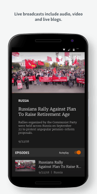 Скриншот приложения RFE/RL - №4