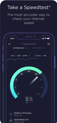 Скриншот приложения Speedtest by Ookla - №1