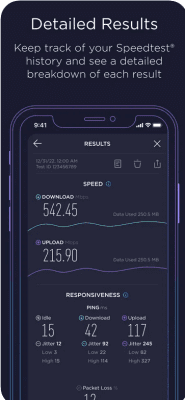 Скриншот приложения Speedtest by Ookla - №7
