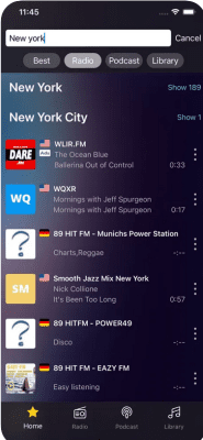 Скриншот приложения Audials Radio & Podcast - №4