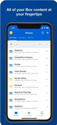 Скриншот приложения Box for iPhone and iPad - №4