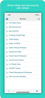 Скриншот приложения Micro Focus Vibe - №3