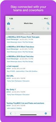 Скриншот приложения Micro Focus Vibe - №4