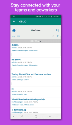 Скриншот приложения Micro Focus Vibe - №3