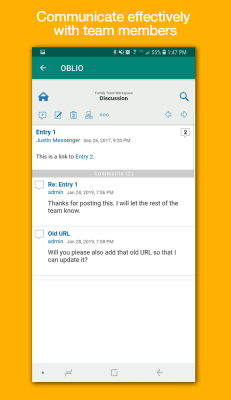Скриншот приложения Micro Focus Vibe - №4