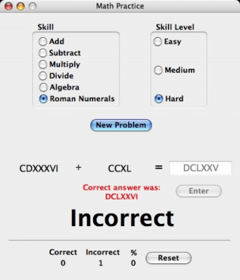 Скриншот приложения Math Practice - №1