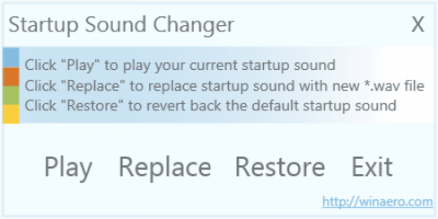 Скриншот приложения Startup Sound Changer - №1