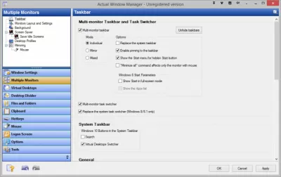 Скриншот приложения Actual Window Manager - №3