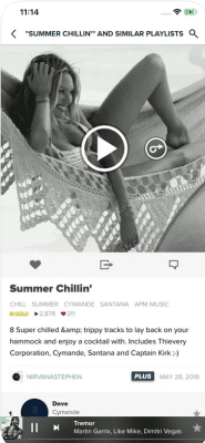 Скриншот приложения 8tracks - Best Playlist Radio - №3