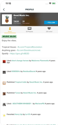 Скриншот приложения 8tracks - Best Playlist Radio - №4