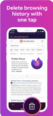 Скриншот приложения Firefox Focus - №2
