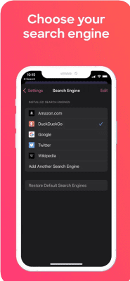 Скриншот приложения Firefox Focus - №5