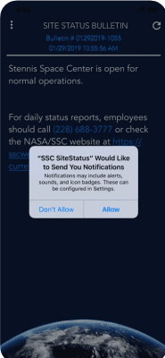 Скриншот приложения SSC Site Status - №5