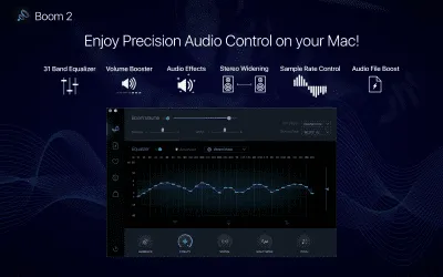 Скриншот приложения Boom2: Volume Boost and Equalizer - №1