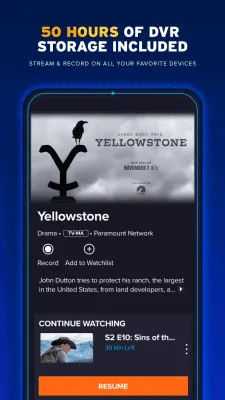 Скриншот приложения Sling TV - №5