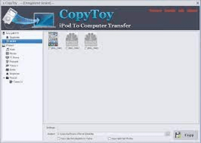 Скриншот приложения CopyToy - iPod To Computer Transfer - №1