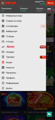 Скриншот приложения Пин Ап - №3