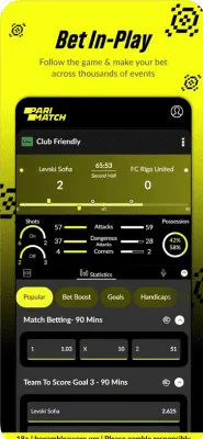 Скриншот приложения Париматч - №4