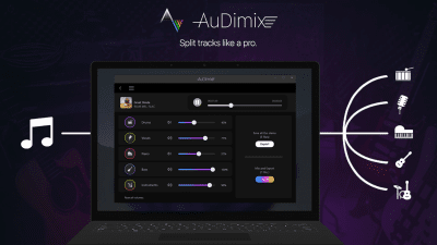 Скриншот приложения AuDimix: Split music stems like a pro - №1