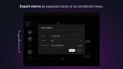 Скриншот приложения AuDimix: Split music stems like a pro - №4