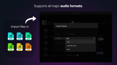 Скриншот приложения AuDimix: Split music stems like a pro - №5