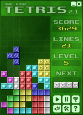 Скриншот приложения ONE MORE TETRIS - №1