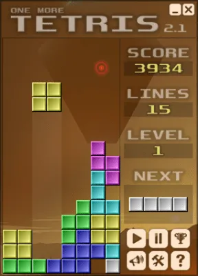 Скриншот приложения ONE MORE TETRIS - №5