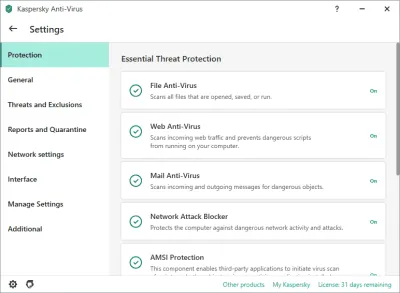 Скриншот приложения Антивирус Касперского - №3